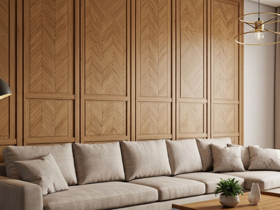 Panneau bois décoration intérieur