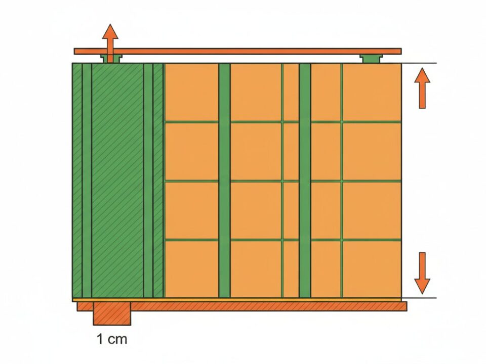 Placo hydrofuge - cloison verte en piece humide