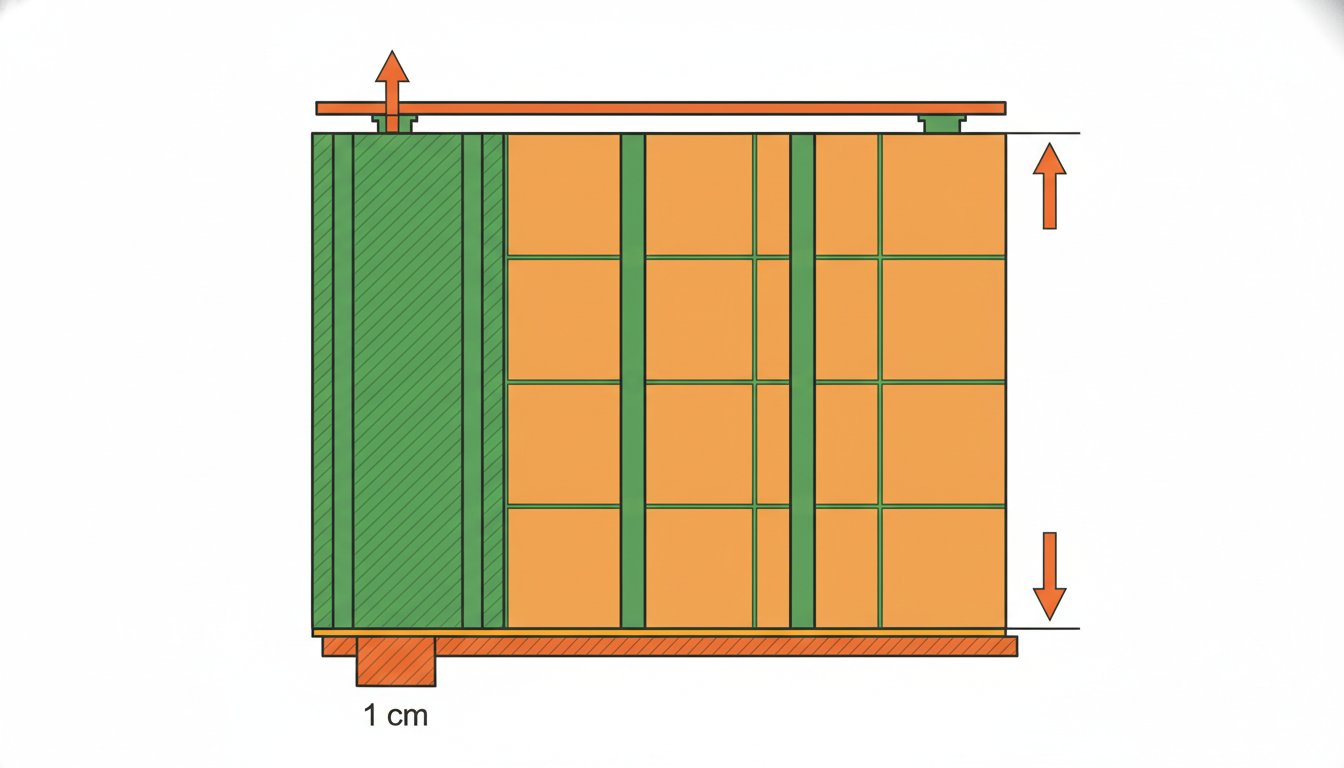 Placo hydrofuge - cloison verte en pièce humide