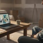 amenagement interieur logiciel - personne utilisant un logiciel de plan 3D sur ordinateur portable