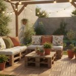 amenagement exterieur simple - petite terrasse cocooning a petit budget