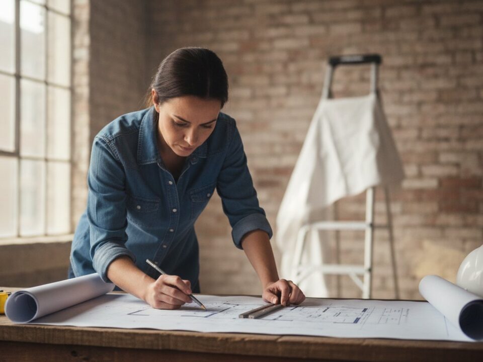 Architecte pour renovation maison - plans et etude du projet