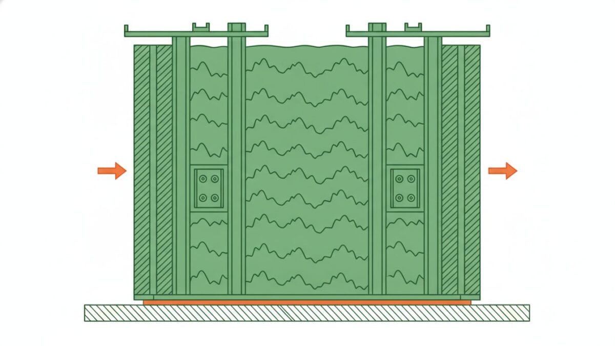 placo phonique - coupe technique d une cloison acoustique double parement