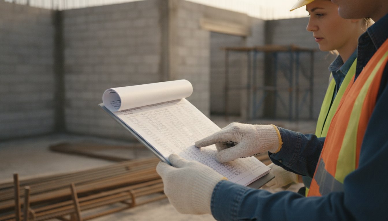 Constructeur gros oeuvre - comparaison de devis sur un chantier