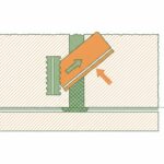Joint pour carrelage sol - application du mortier a la spatule caoutchouc