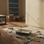 Renovation maison interieur - travaux de peinture et rafraichissement d une piece
