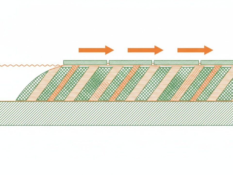 Carrelage sol salle de bain - schéma technique des couches de pose
