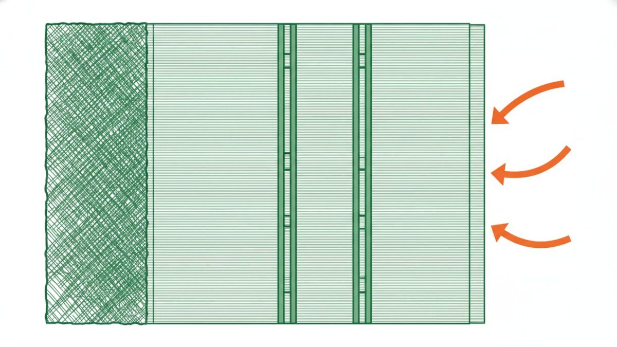 Isolation maison interieur - schema en coupe des couches d isolant sur mur