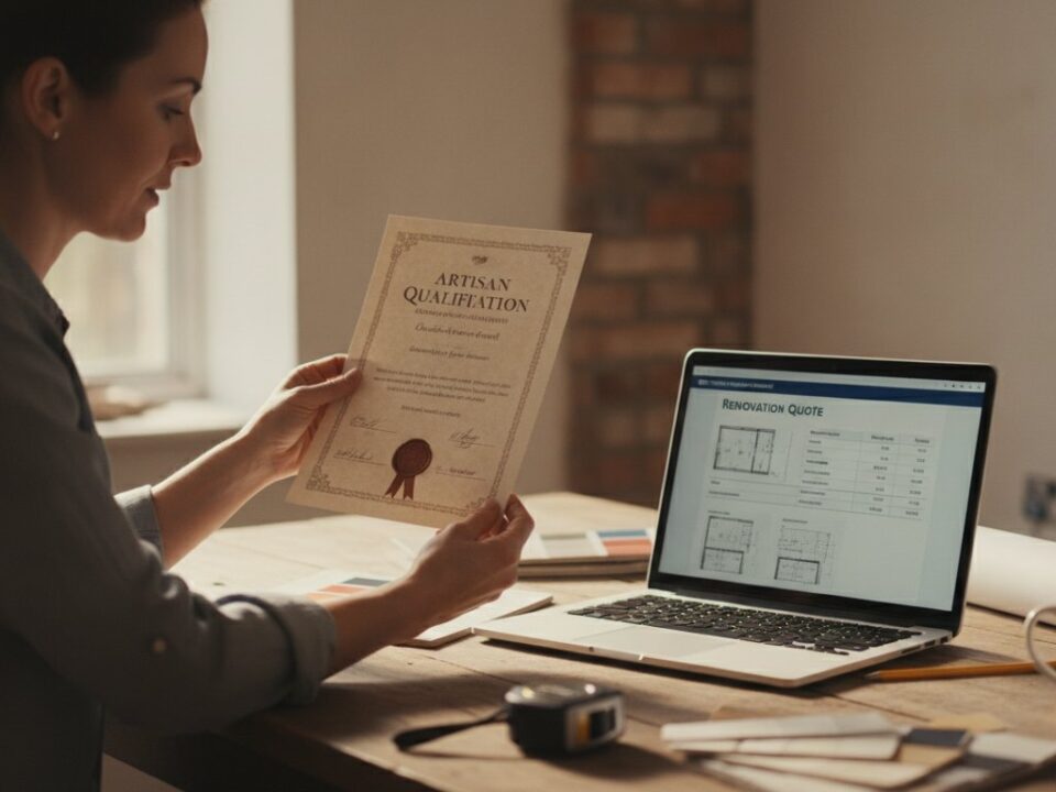 artisan rge comment vérifier - propriétaire qui contrôle une attestation et un devis