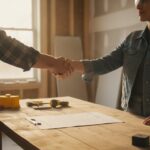 Renovation maison cle en main prix - signature du contrat entre proprietaire et entreprise