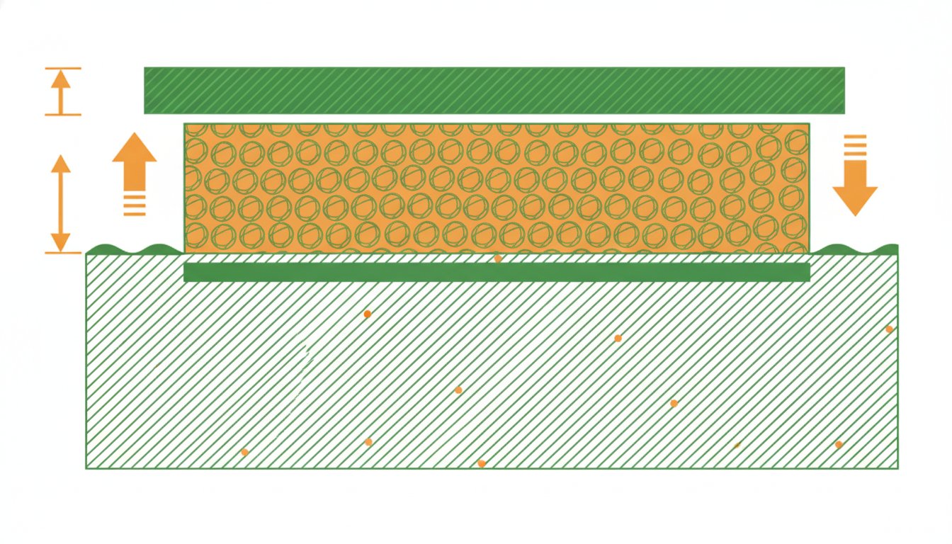 Verre cellulaire Foamglas prix - coupe technique panneau isolant sous dalle